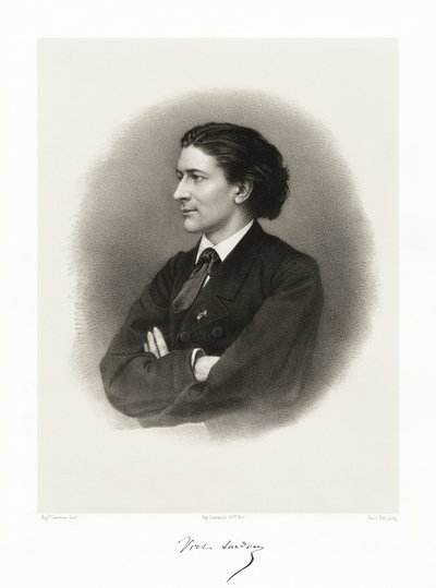 Victorien Sardou, 1865-66 da Auguste Charles Lemoine